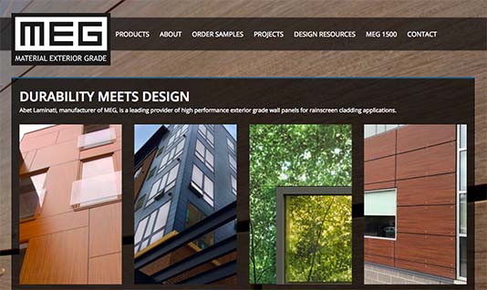 MEG Wall Panels Website